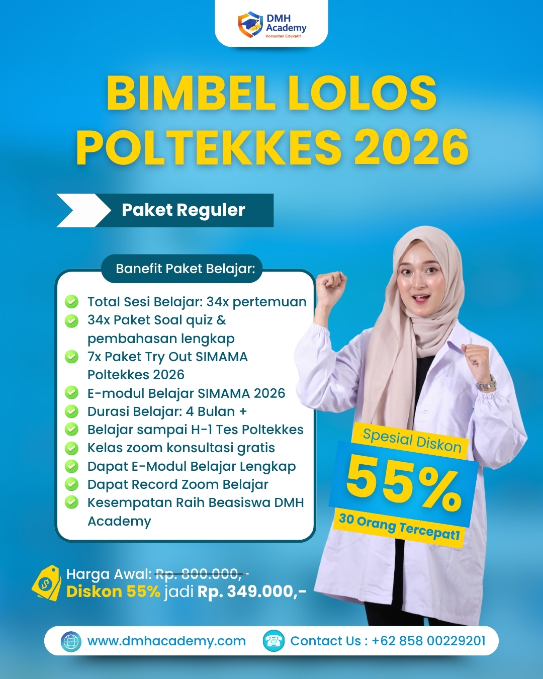 BIMBEL LOLOS POLTEKKES 2026 (REGULER)