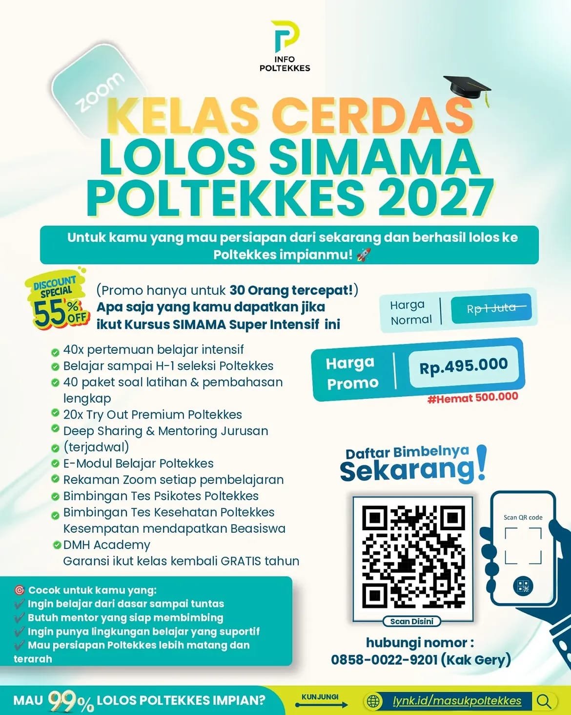 BIMBEL LOLOS POLTEKKES 2027 (CERDAS)
