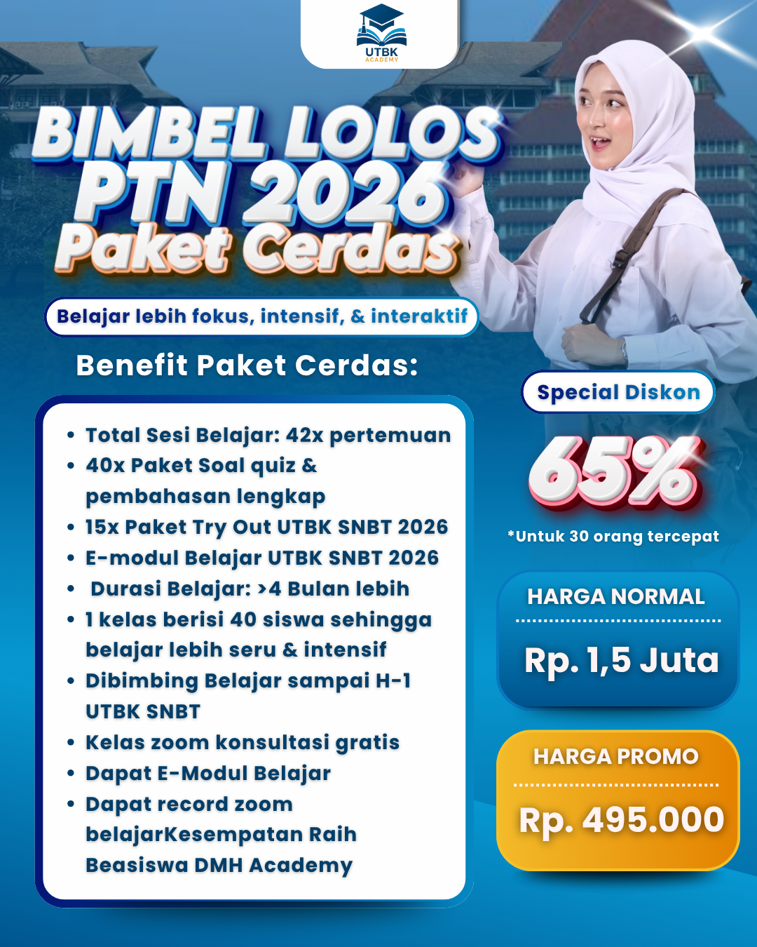 BIMBEL LOLOS PTN 2026 (CERDAS)