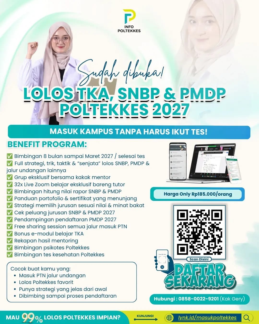 BIMBEL LOLOS SNBP TKA & PMDP POLTEKKES 2027