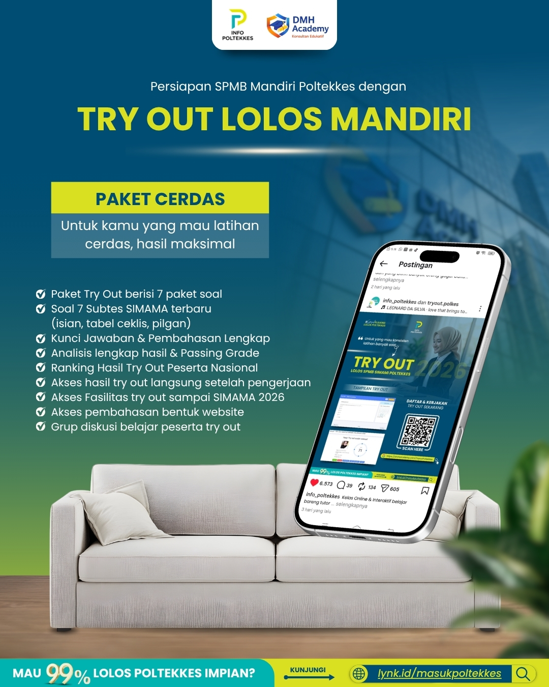 TRY OUT MANDIRI POLTEKKES 2026 (CERDAS)