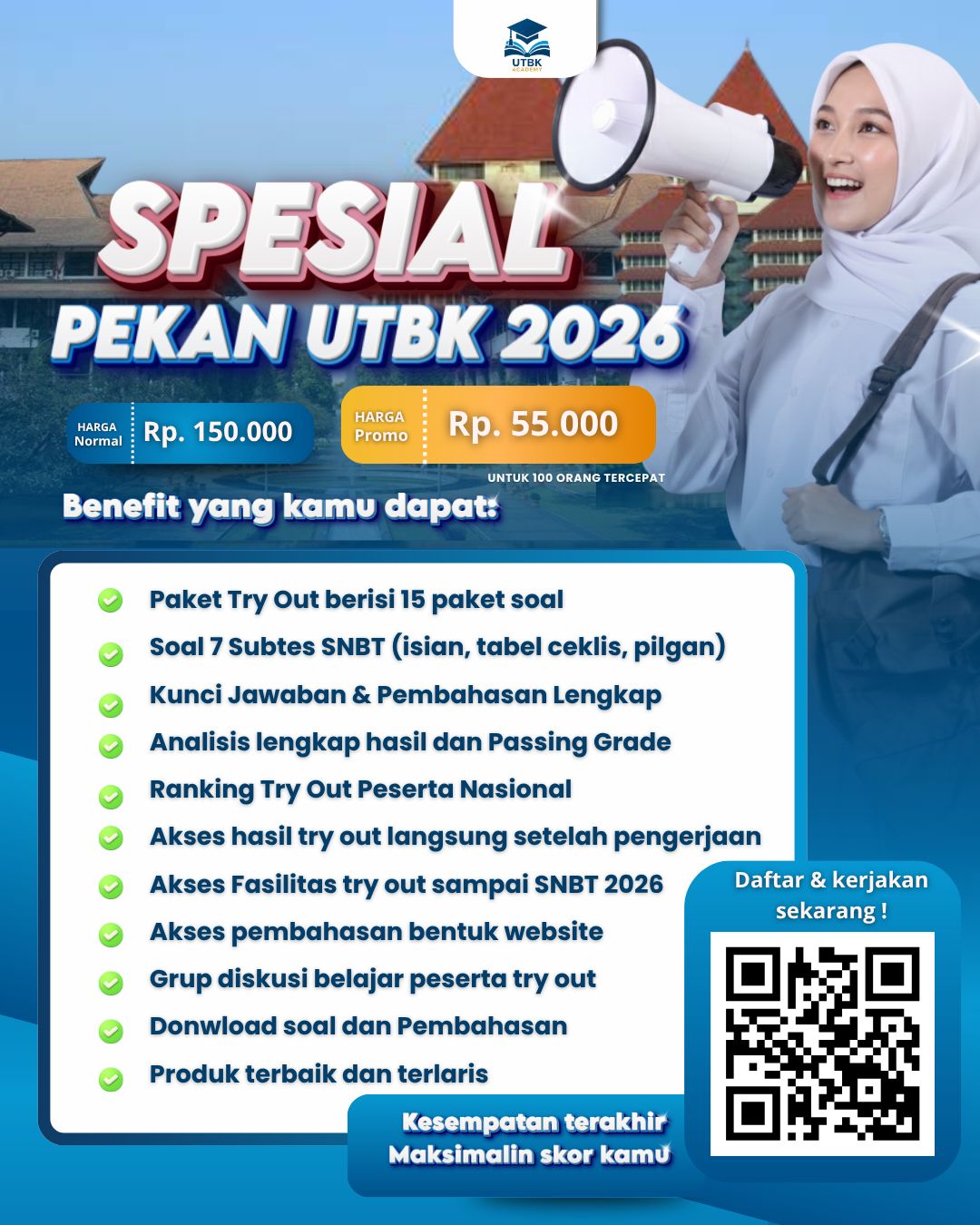 TRY OUT SPESIAL PEKAN UTBK SNBT 2026