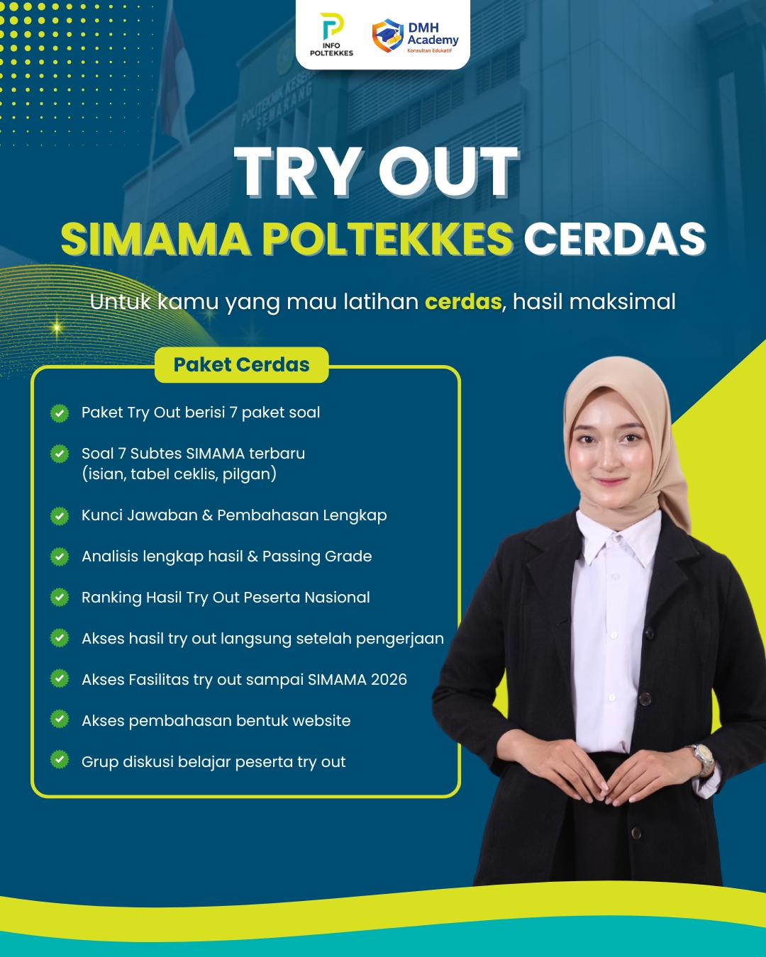 TRY OUT SPMB SIMAMA POLTEKKES 2026 (CERDAS)