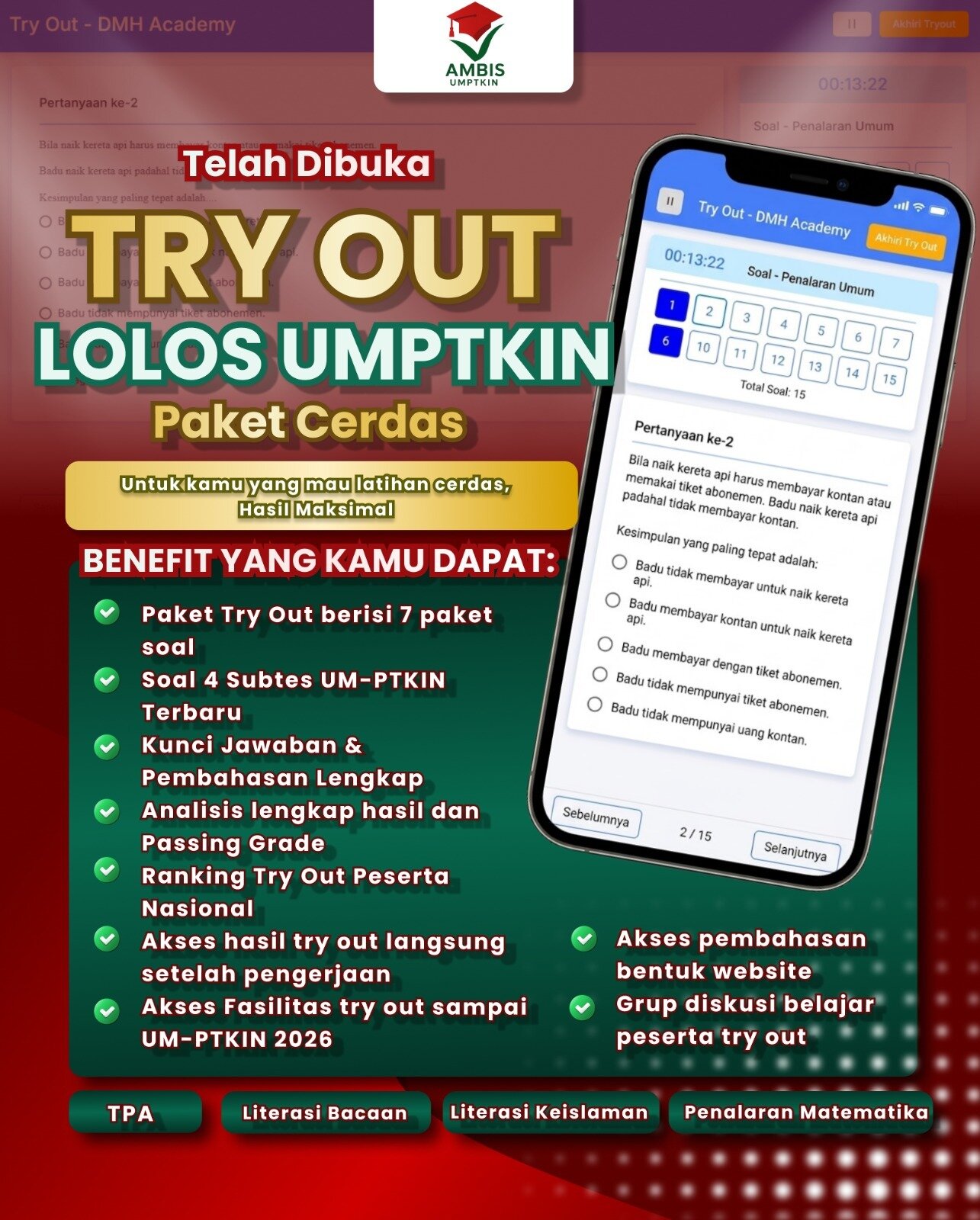 TRY OUT UMPTKIN 2026 (CERDAS)